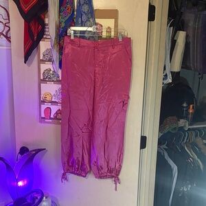 Pink Silky Pants
